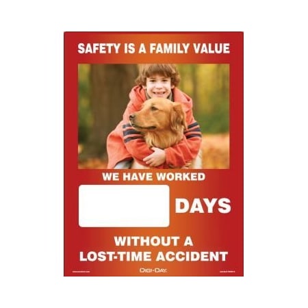 Accuform MINI DIGIDAY MAGNETIC FACES SAFETY SCN414 SCN414